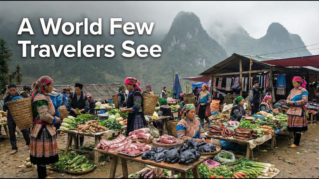 Как люди живут в таком месте? — Рынок Син Чэн на китайско-вьетнамской границе.