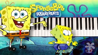 SPONGEBOB Squarepants  Main Theme on Piano [Instrumental]