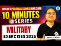 UGC NET Political Science 2026 | Military Exercises 2025 | Important Topics | UGC NET June 2026