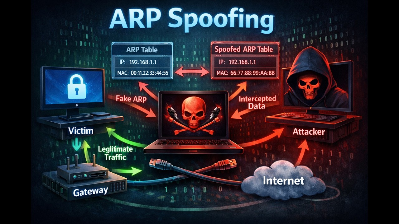 ARP Spoofing - YouTube