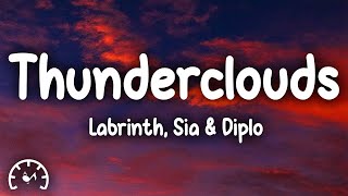 LSD - Thunderclouds (Lyrics) ft. Labrinth, Sia & Diplo Resimi