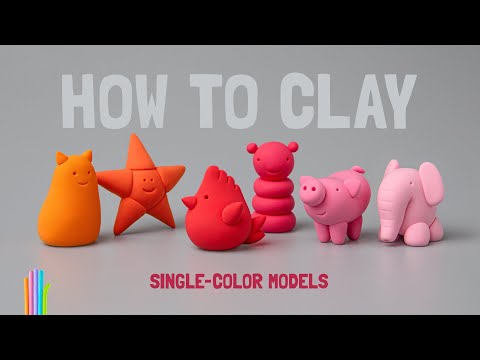 4 COLOR MODELING CLAY