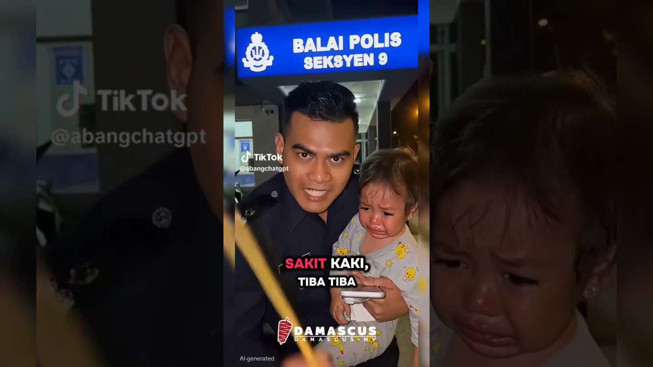 The Police car cries child female male and hospital child cries and angry rich money gangster car go