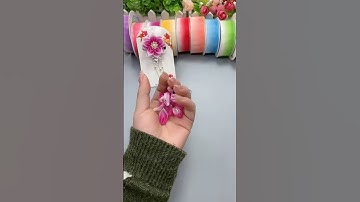 Biến ruy băng thành kẹp tóc hoa chỉ trong 1 phút! 🌼✨ – DIY Tại Nhà | SakuraRibbonDiy