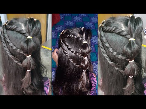 #hairstyle. Simple & stylish hair style - YouTube