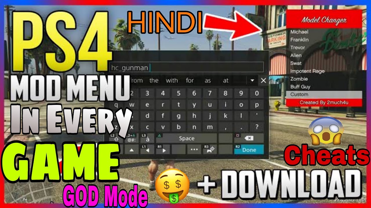 How to Install GTA5 Mode Menu in Ps3 Jailbreak 4.90 HFW/CFW in Hindi 2023 