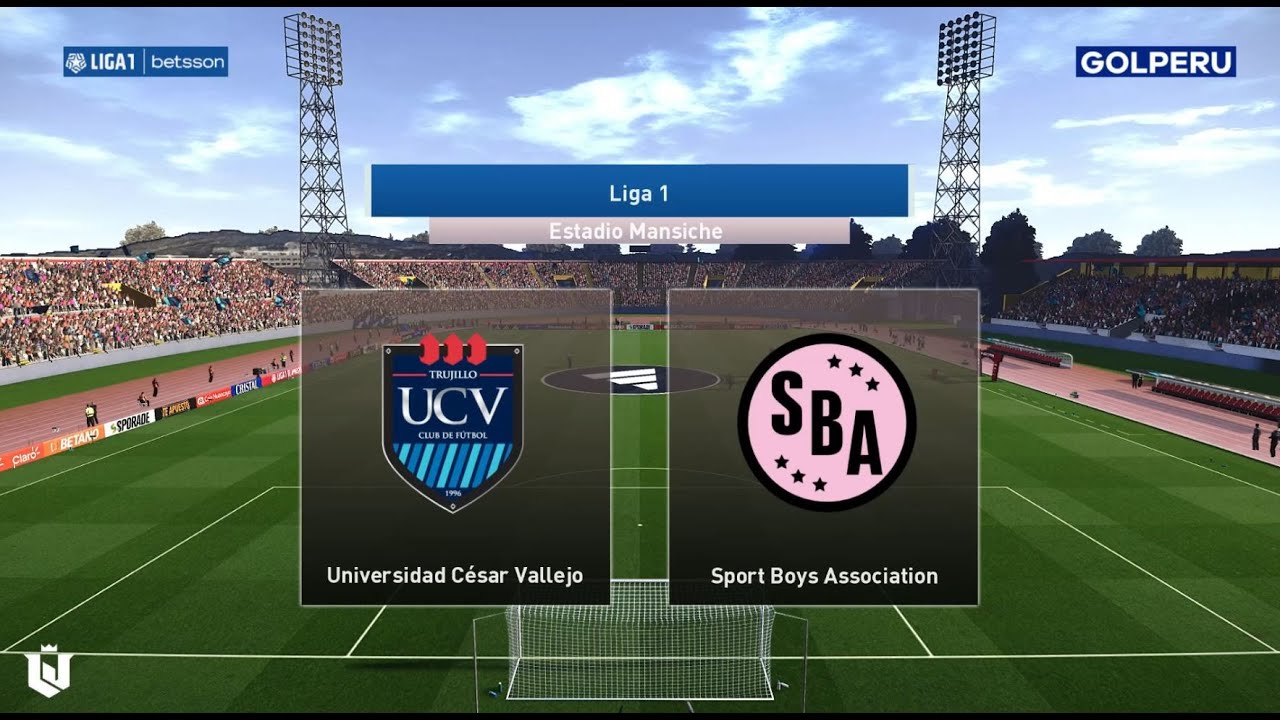 Cesar Vallejo vs Sport Boys Clausura Liga 1 2024 | Pes 2021 - YouTube
