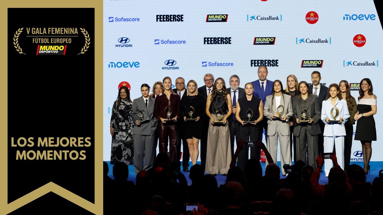 Exitosa V GALA FEMENINA de FÚTBOL Europeo Mundo Deportivo