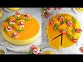 The Ultimate No Bake Mango Cheesecake | Light & Fluffy Mango Mousse cake | Eggless | Lime Thyme