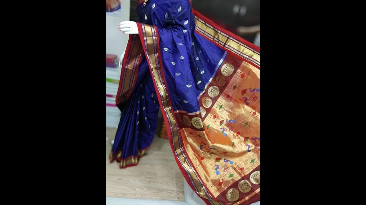 येवला पैठणी वीडियो..9860476081 - YouTube