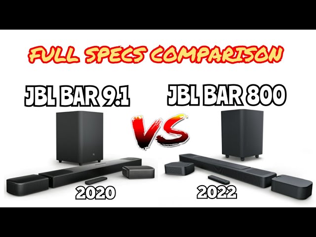 JBL Bar 9.1 Vs. JBL Bar 800 Dolby Atmos Soundbar | Full Specs Comparison💥