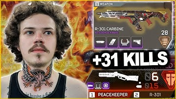 Lou Shows Why You Should Use R-301 & PEACEKEEPER  in PREDATOR LOBBY! APEX LEGENDS