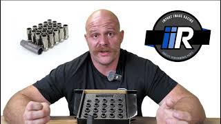 Muteki SR48 Open-End Lug Nuts 12x1.25 Titanium | 20-Piece Wheel Lug Nut Kit | 32905T