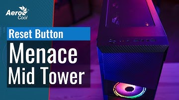 AeroCool Menace RGB Mid Tower Case - How to Control the RGB Lighting with the PC Reset Button