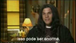 Entrevista do Taylor Lautner no Set de Twilight