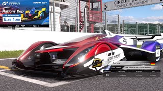 Gran Turismo 7 | World Series 2024 Online Qualifiers | Nations Cup - Round 6 | Onboard | Test Race 1