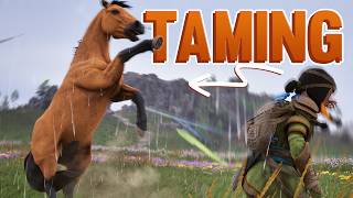TAMING My First Wild Horse! | The Legend of Khiimori