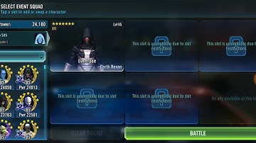 Darth Revan Event - Tier I