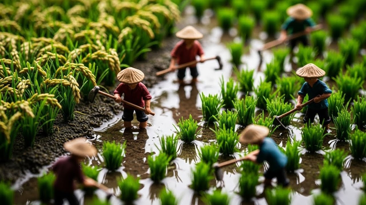 Incredible Clay Art: Mini Farmers Bring a Tiny Farm to Life