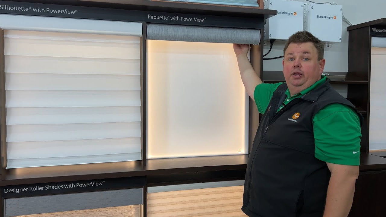 SmartHome Hardwired Shades Hunter Douglas PowerView 3 Bazaar Home