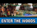 Lego Castle MOC Huge Forestmen Diorama! Dark Woods, River Smuggling & Hideouts! Hobbit, LOTR & 10305