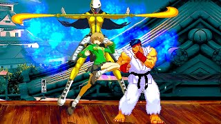 Shin Ryu Vs Chie Satonaka Persona 4 - Must See Ultimate Fights