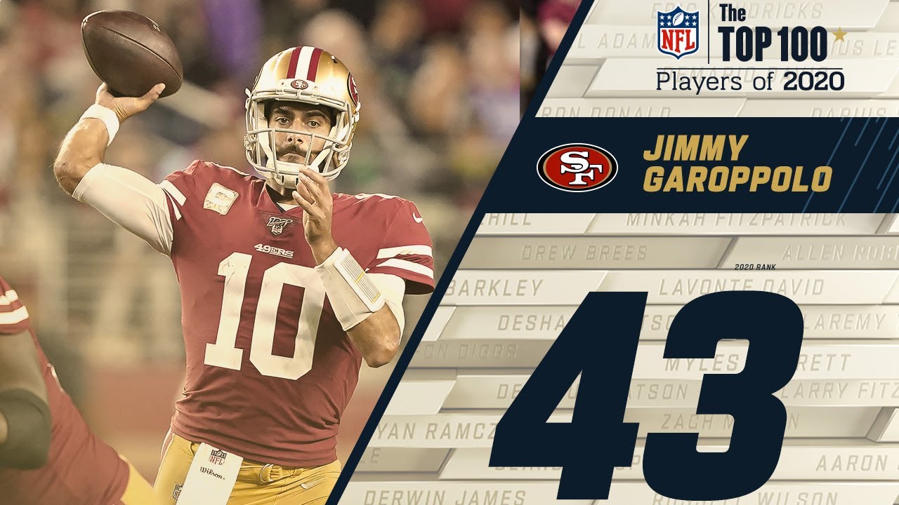 43 Jimmy Garoppolo (QB, 49ers) Top 100 NFL Players of 2020 YouTube