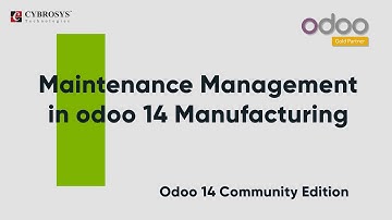Maintenance Management in Odoo ERP Manufacturing | Odoo 14 Community