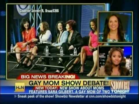 Sara Gilbert - Gay Mom Show Debate!