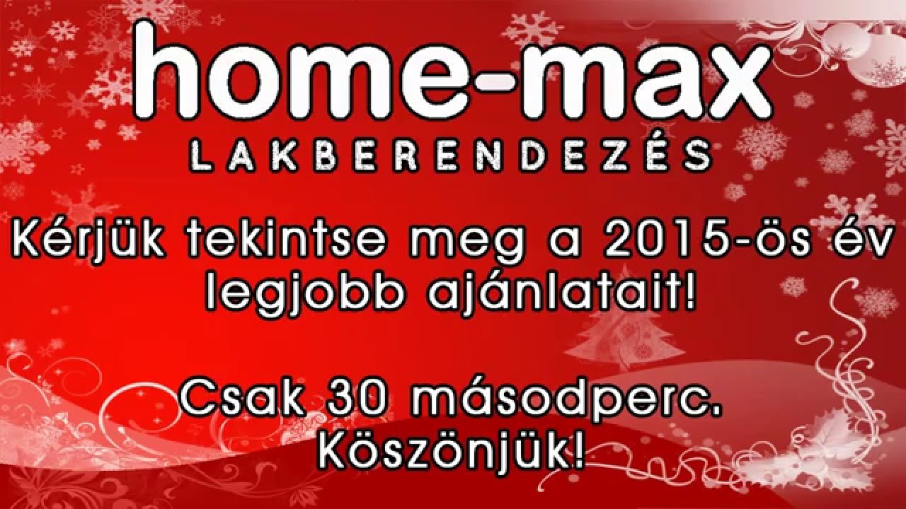 Home max bútor facebook akció youtube