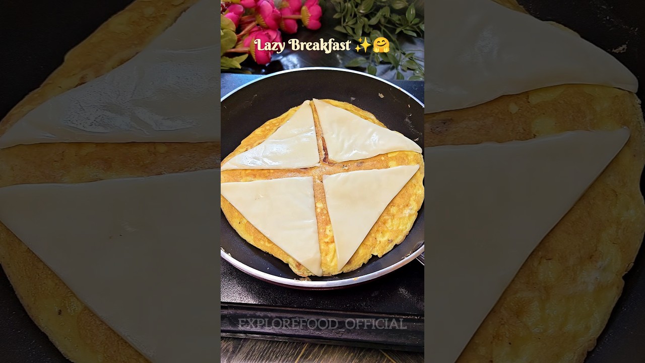 When you are too lazy to make breakfast🤗 #trending #egg #recipe #shorts