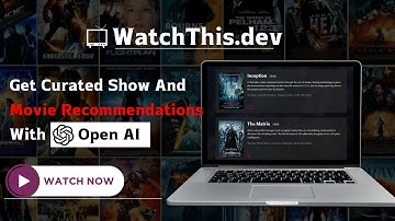 Get Curated Show and Movie Recommendations with WatchThis.dev | WatchThis.dev Demo