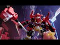 Astracraft Vs. Big Fire Bird Combiner Magichenshin Series 【Transformers Stop Motion Animation】