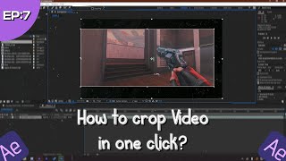 [TUTORIAL] How to crop in After Effects #shorts