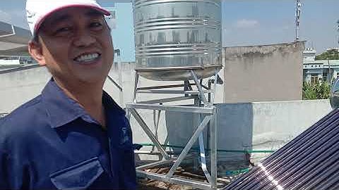 Lắp đặt trọn bộ máy nước nóng năng lượng mặt trời An toàn, Đúng kĩ thuật