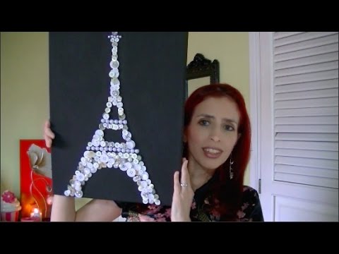 Torre de paris manualidades youtube Como decorar centros de mesa con torres ifel para quinceaños