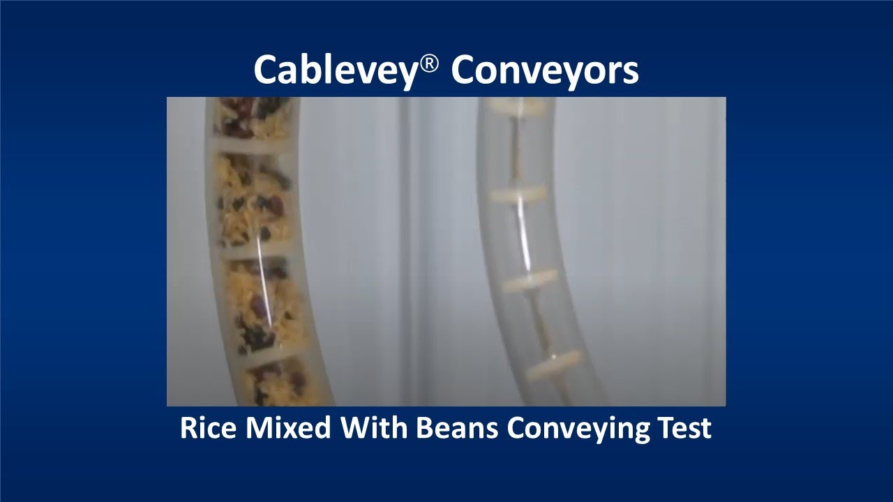 Cablevey® Conveyors - Rice Mixed With Beans Conveying Test