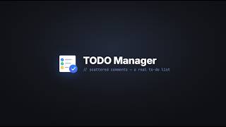 Todo Manager | Useful IntelliJ Plugin Showcase