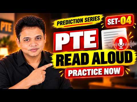 PTE Read Aloud Practice 🔥 | 6 Questions + Model Audio | SET 04