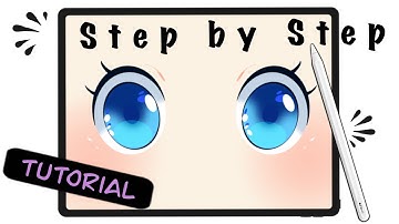 You Can Draw This Eyes Girl Character in PROCREATE - Step by Step Procreate Tutorial