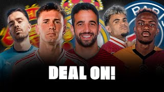 🚨 MAN UNITED BID! REAL BLITZ FOR MASTANTUONO! LUIS DIAZ, OSIMHEN, GREALISH…