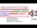 "PIVOTAL"Exclusive Info from DAVIDSON only in 3min,যা আপনাকে জানতেই হবেfor AllPostGradEx,by,Dr.Fahad