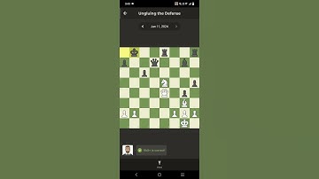 January 11,2024 Chess.com Daily puzzle