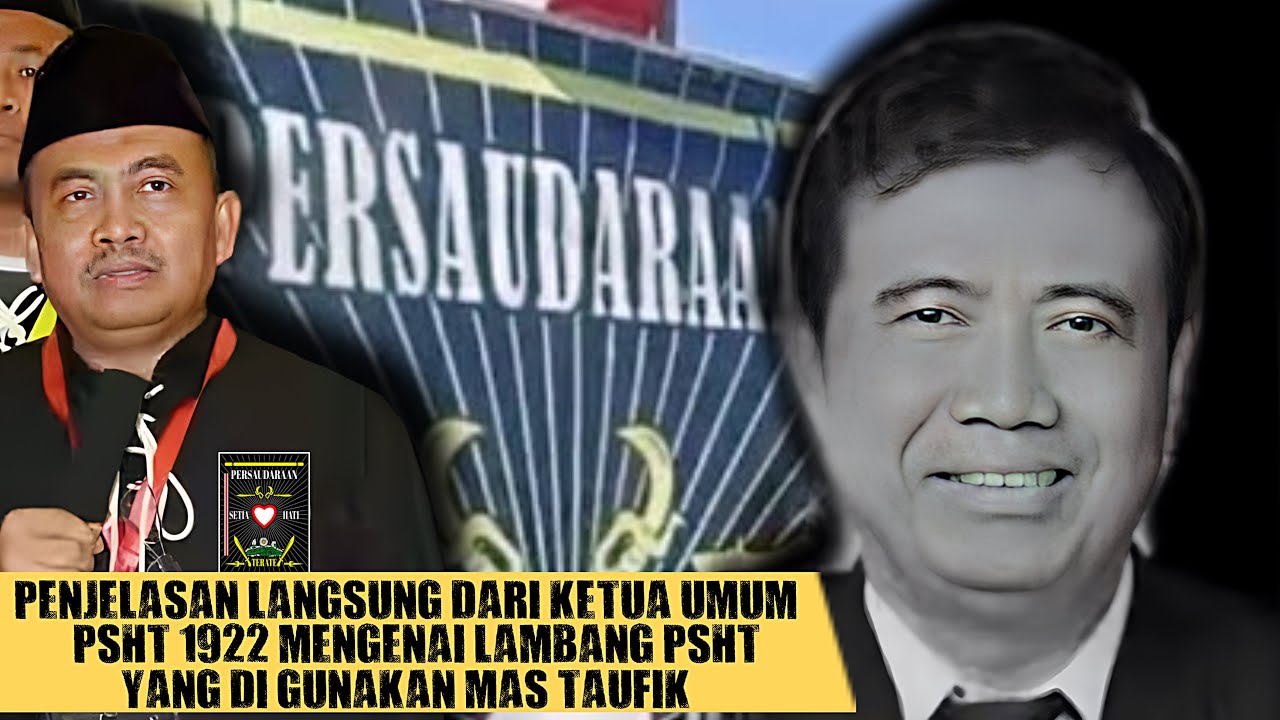 Pengakuan Mas Bagio TA yang telah memberikan Lambang PSHT 1922 Kepada Mas Taufik.