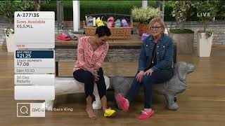 Barbara King Sole Steppers All-Weather Slip On Gardening Shoes on QVC