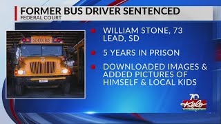 Former bus driver sentenced for child porn charges