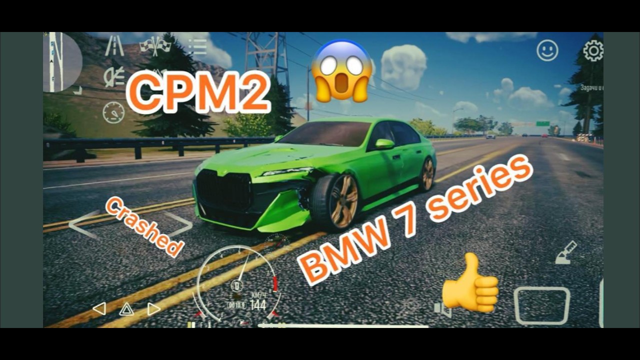 BMW 7 series Crashes #carparking #games #carparkingmultiplayer