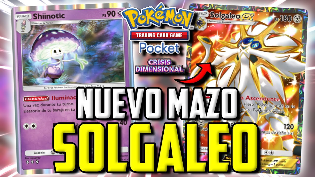 ¡ACTUALIZACION! JUGANDO el NUEVO MAZO de SOLGALEO EX en POKEMON TCG ...