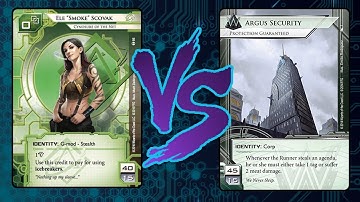 Android Netrunner - Crash Test #238 Smoke Paragon VS Argus Tag Punition