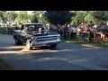 Crazy Legal Burnouts leaving a Car Show